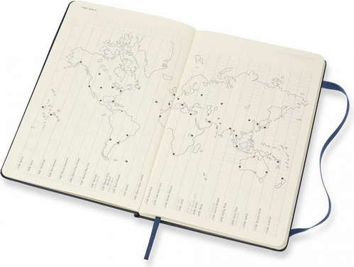 Изображение товара Еженедельник Moleskine Academic WKNT Large DHB2018WN3 (синий сапфир)