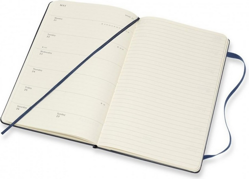 Изображение товара Еженедельник Moleskine Academic WKNT Large DHB2018WN3 (синий сапфир)