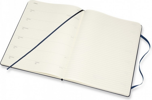 Изображение товара Еженедельник Moleskine Classic WKNT XL DHB2012WN4 (синий сапфир)