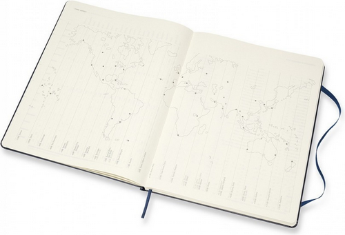 Изображение товара Еженедельник Moleskine Classic WKNT XL DHB2012WN4 (синий сапфир)