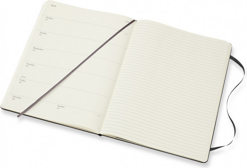 Изображение товара Еженедельник Moleskine Classic WKNT XL DHB12WN4 (черный)