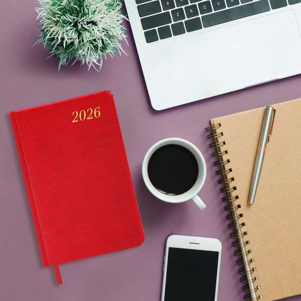 Изображение товара Ежедневник Brauberg 2026 / 117055 (красный)