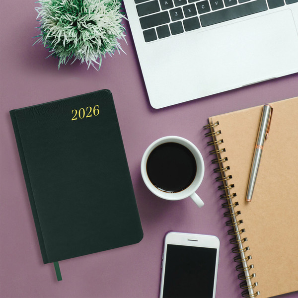 Изображение товара Ежедневник Brauberg 2026 / 117058 (темно-зеленый)