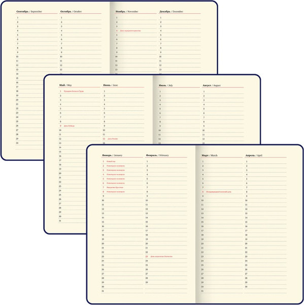 Изображение товара Подарочный набор Brauberg Ежедневник, ручка, стержень, подарочный пакет / 116851