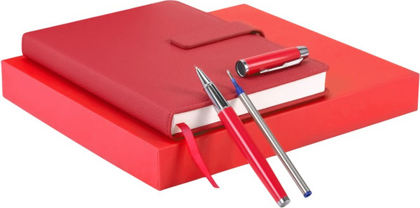 Изображение товара Подарочный набор Brauberg Ежедневник, ручка, стержень, подарочный пакет / 116851