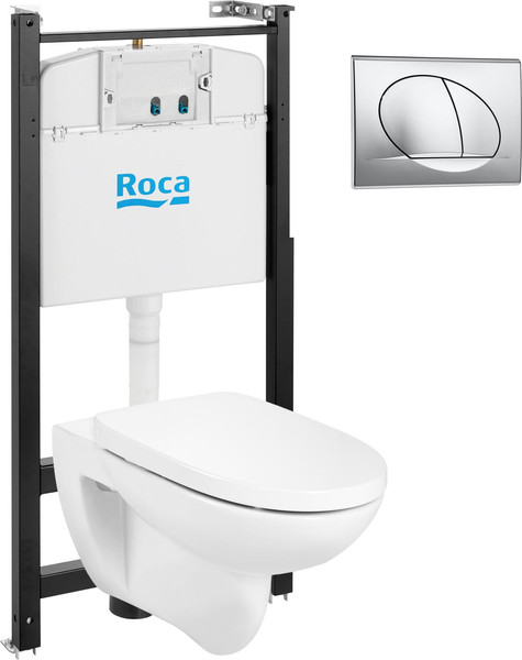 Изображение товара Инсталляция с унитазом подвесным Roca Debba Round ZRU9307735