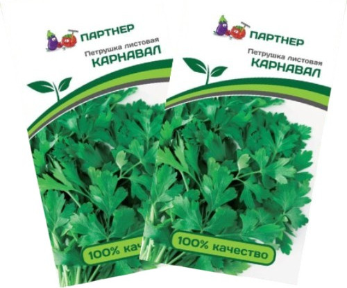 Изображение товара Набор семян Агрофирма Партнер Петрушка листовая Карнавал (2шт)