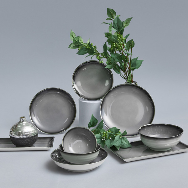 Изображение товара Тарелка столовая обеденная Fissman Elegante Gray / 13712