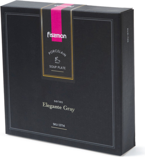 Изображение товара Суповая тарелка Fissman Elegante Gray / 13714