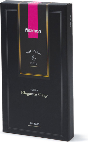 Изображение товара Тарелка столовая обеденная Fissman Elegante Gray / 13716