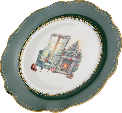 Изображение товара Тарелка столовая обеденная Fissman Christmas Eve / 13755