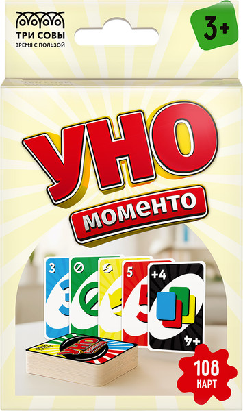 Изображение товара Настольная игра Три совы Уно Моменто / НИ_67061