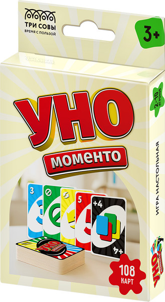 Изображение товара Настольная игра Три совы Уно Моменто / НИ_67061