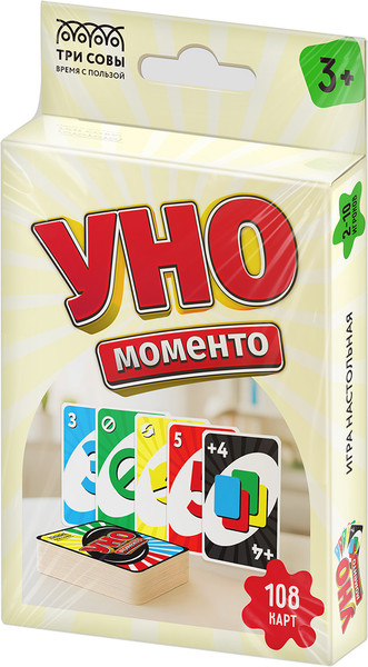Изображение товара Настольная игра Три совы Уно Моменто / НИ_67061