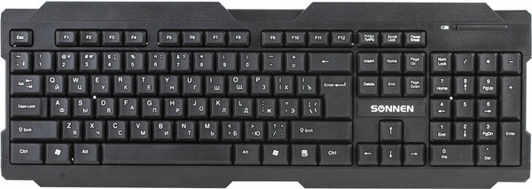 Изображение товара Клавиатура Sonnen KB-5156 USB (черный)