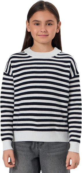 Изображение товара Джемпер детский Mark Formelle 127967 (р.134-68, черная полоска на белом)