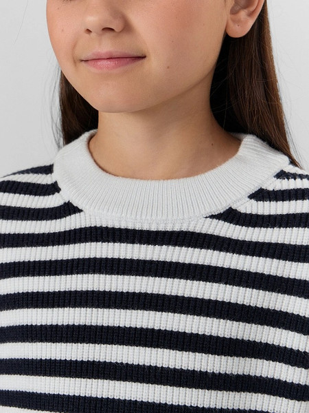 Изображение товара Джемпер детский Mark Formelle 127967 (р.140-68, черная полоска на белом)