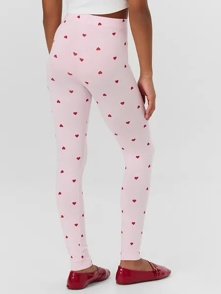 Изображение товара Леггинсы детские Mark Formelle 147719 (р.146-72, сердечки на розовом-1)