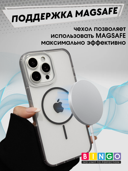 Изображение товара Чехол-накладка Bingo Thin Circle для Apple iPhone 16 Pro Max (черный)