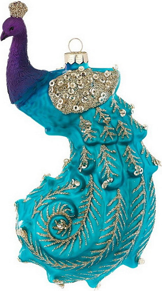 Изображение товара Елочная игрушка Inge's Christmas Figural Glass Ornaments  Павлин / 64704H600_2