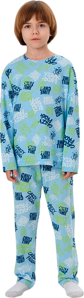 Изображение товара Пижама детская Mark Formelle 563334 (р.128-64-57, надписи на небе)
