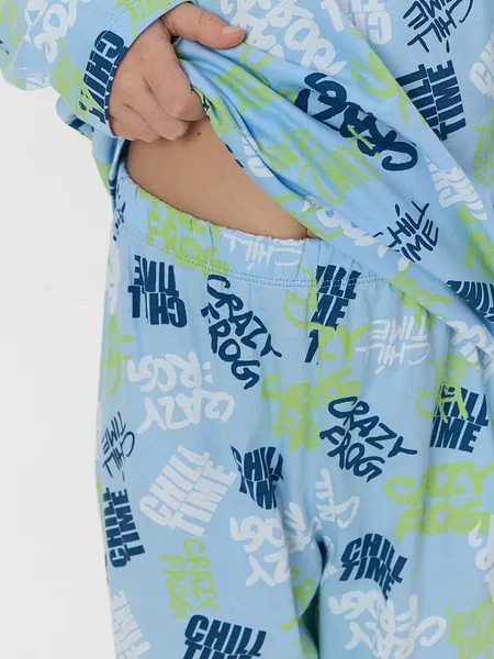 Изображение товара Пижама детская Mark Formelle 563334 (р.146-72-63, надписи на небе)