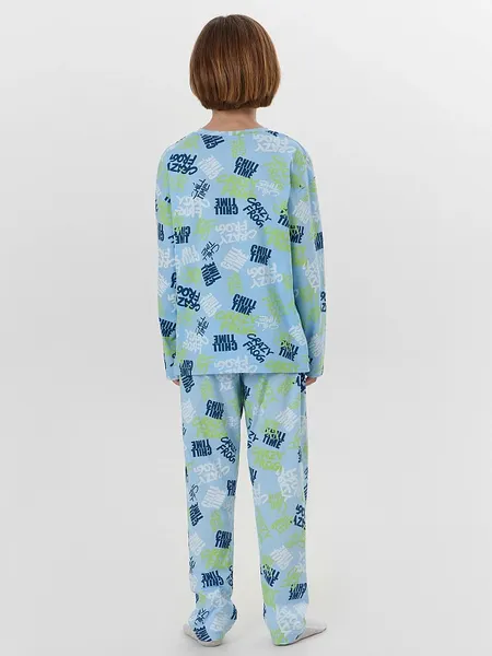 Изображение товара Пижама детская Mark Formelle 563334 (р.152-76-66, надписи на небе)