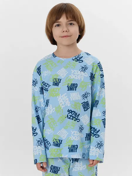 Изображение товара Пижама детская Mark Formelle 563334 (р.158-80-69, надписи на небе)