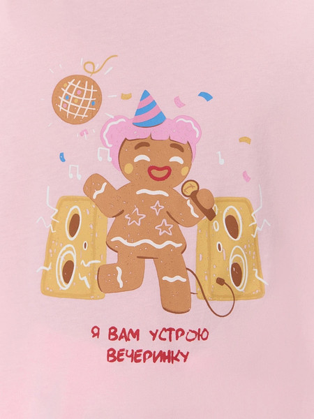 Изображение товара Пижама детская Mark Formelle 567755 (р.116-60, розовая сказка/печенье на розовом)