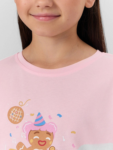 Изображение товара Пижама детская Mark Formelle 567755 (р.116-60, розовая сказка/печенье на розовом)