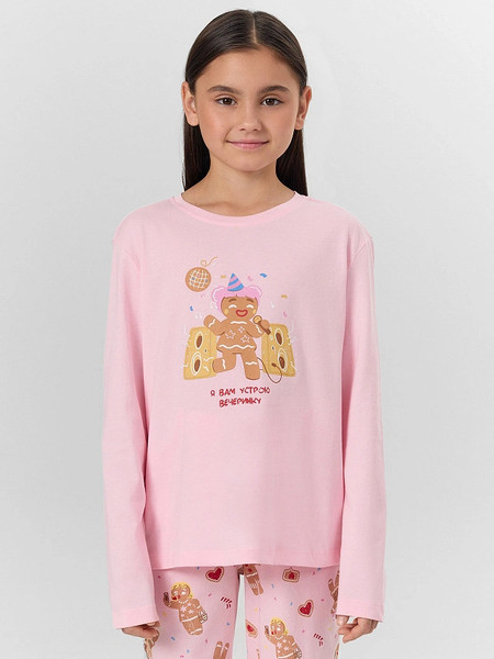 Изображение товара Пижама детская Mark Formelle 567755 (р.116-60, розовая сказка/печенье на розовом)
