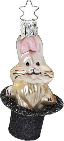 Изображение товара Елочная игрушка Inge's Christmas Once upon a Time… Кролик в шляпе / 10071S019