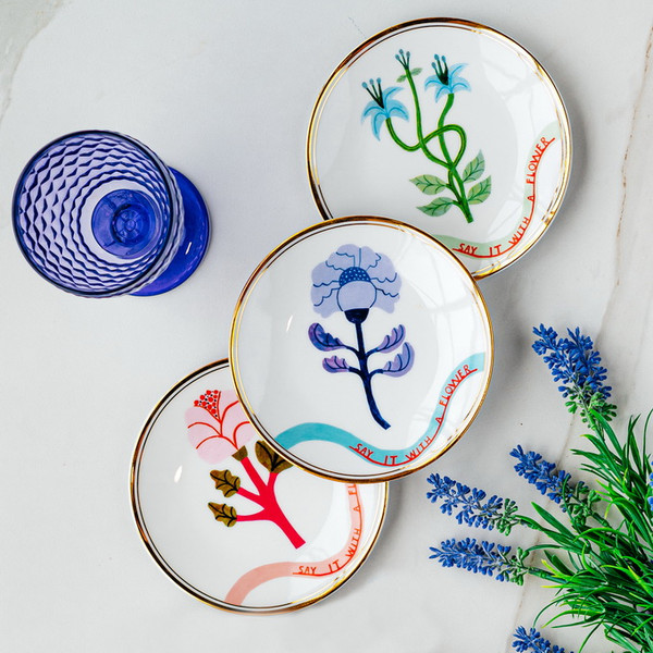 Изображение товара Блюдце Bitossi Botanica BOT00070 (эдельвейс)