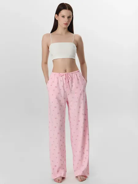 Изображение товара Штаны домашние Mark Formelle 532410 (р.164/170-110, розы на розовом)