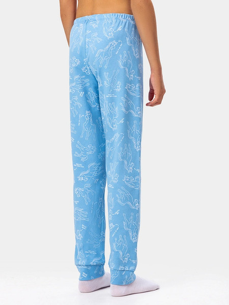 Изображение товара Пижама детская Mark Formelle 563326 (р.116-60-54, лошадки на голубом)