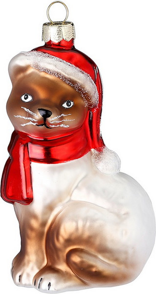 Изображение товара Елочная игрушка Inge's Christmas Figural Glass Ornaments Кот / 64785H120