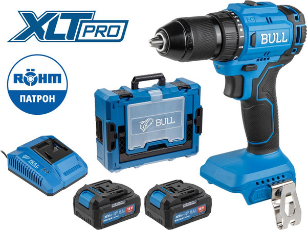 Изображение товара Профессиональная дрель-шуруповерт Bull SR 1803 Xcase / 2329055