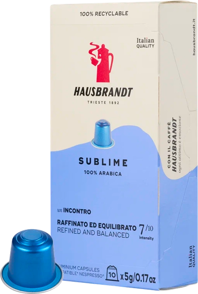 Изображение товара Кофе в капсулах Hausbrandt Sublime (10шт)