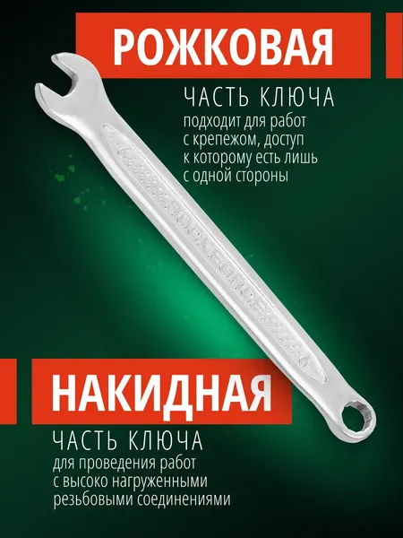 Изображение товара Гаечный ключ RockForce Profi / RF-75606 (18285)