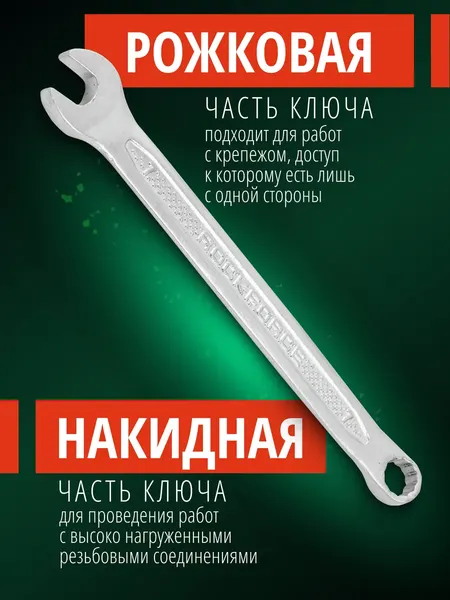 Изображение товара Гаечный ключ RockForce Profi / RF-75607 (18286)