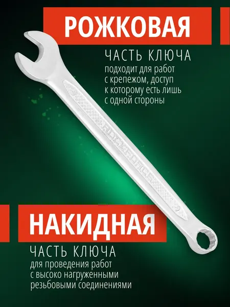 Изображение товара Гаечный ключ RockForce Profi / RF-75609 (18288)