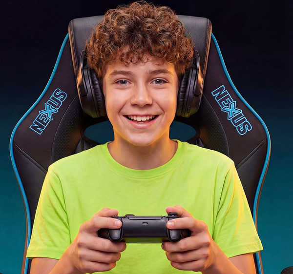 Изображение товара Кресло геймерское Floky Nexus (черный/синий V1)