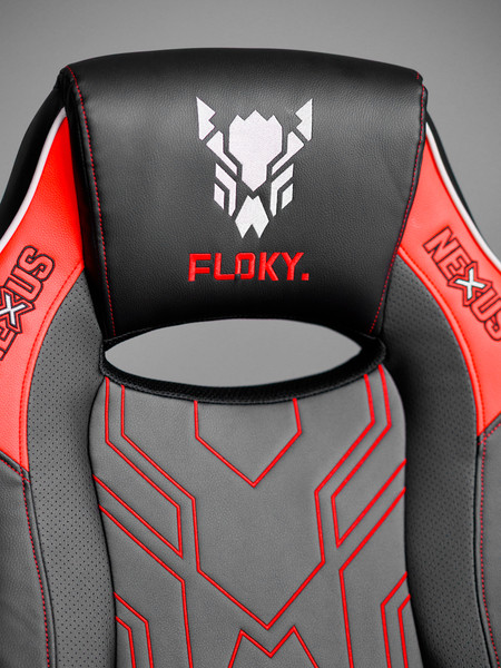 Изображение товара Кресло геймерское Floky Nexus (черный/красный)