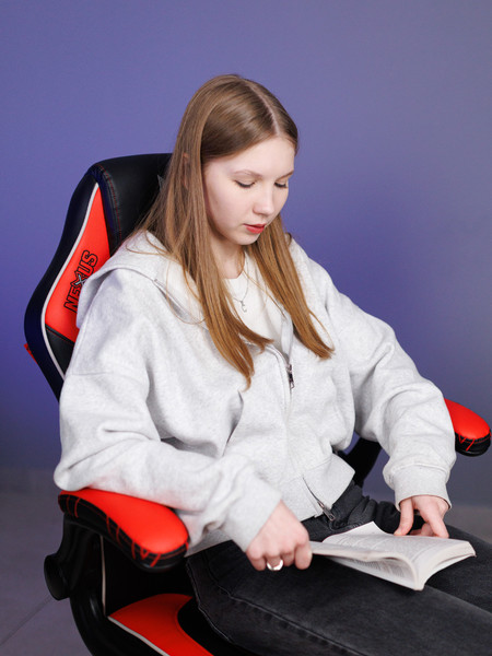 Изображение товара Кресло геймерское Floky Nexus (черный/красный)