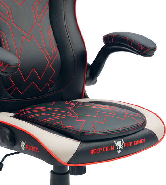 Изображение товара Кресло геймерское Floky Nexus (серый/красный)