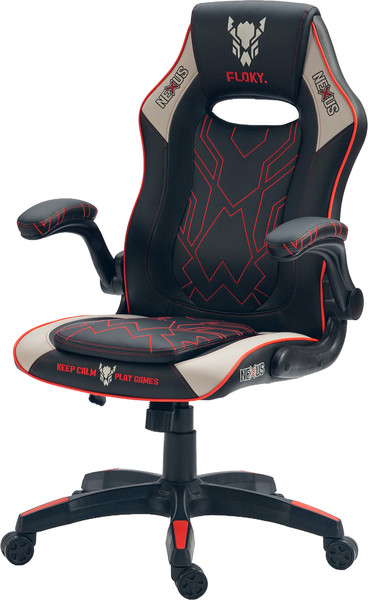 Изображение товара Кресло геймерское Floky Nexus (серый/красный)