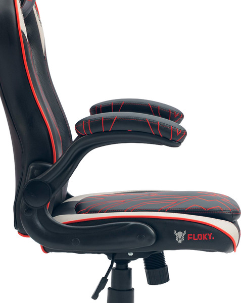 Изображение товара Кресло геймерское Floky Nexus (серый/красный)