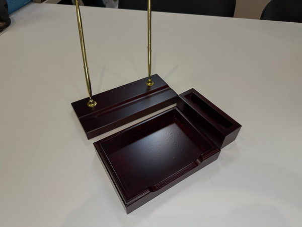 Изображение товара Настольный набор Wenzhou Bochenxuan Crafts 201081 (8пр, красное дерево)