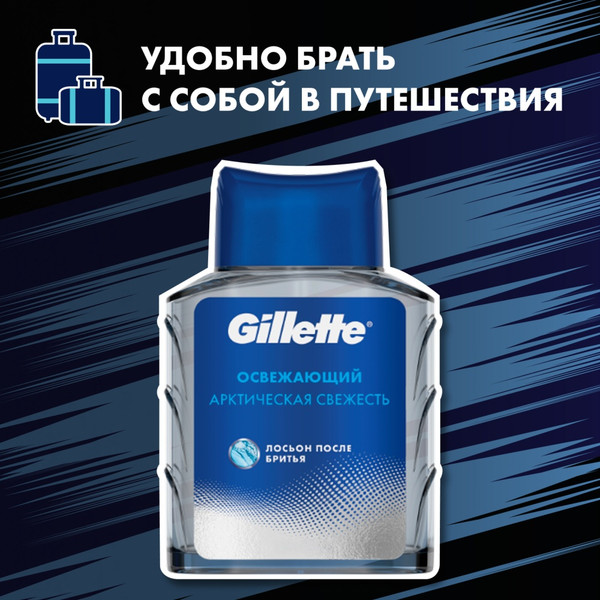 Изображение товара Набор для бритья Gillette Fusion Proglide FlexBall Станок+1 кассета+Лосьон п/бритья Освеж. (50мл)