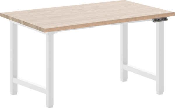 Изображение товара Стол с подъемным механизмом Fit Focus FTF-E Quatro 139.5x80х2.8 (белый/ясень шимо)